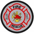 FIRE AND RESCUE PATCH REFLECTIVE